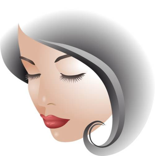 Abstract Red Hibiscus Flower Vector Background with Butterflies